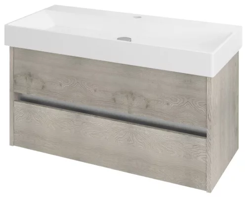 Alsó szekrény, Sapho NIRONA mosdótartó szekrény 95x51,5x43 cm mokka NR101