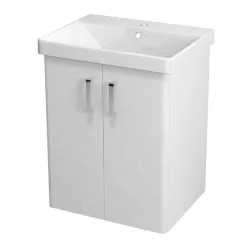   Alsó szekrény, Sapho THEIA mosdótartó szekrény 56x70x44 cm fehér 2 ajtós TH062