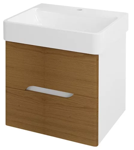 Alsó szekrény, Sapho MEDINA mosdótartó szekrény 57x50,7x48,5 cm natúr tölgy MD062