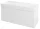 Alsó szekrény, Sapho MEDINA mosdótartó szekrény 117x50,5x48,5 cm fehér MD120