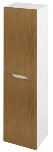 Fürdőszobabútor fali szekrény, Sapho MEDINA 35x140x30 natúr MD352
