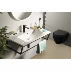   Fürdőszobabútor mosdópult, Sapho SKA fekete 75x20x46 SKA202