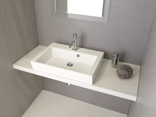 Fürdőszobabútor mosdópult, Sapho AVICE 90x50 öreg tölgy AV095