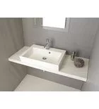 Fürdőszobabútor mosdópult, Sapho AVICE 100x50 öreg tölgy AV105