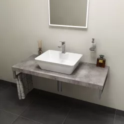   Fürdőszobabútor mosdópult, Sapho AVICE 110x50 cement szürke AV117