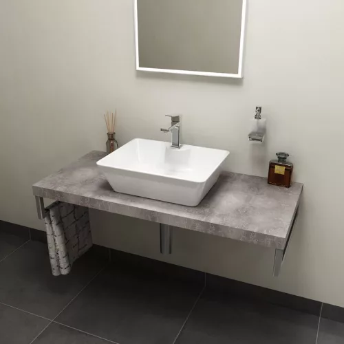 Fürdőszobabútor mosdópult, Sapho AVICE 110x50 cement szürke AV117