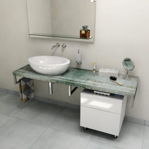 Fürdőszobabútor mosdópult, Sapho AVICE 140x50 aquamarine AV1406