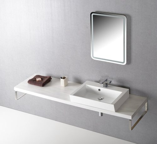 Fürdőszobabútor mosdópult, Sapho AVICE 170x50 öreg tölgy AV175