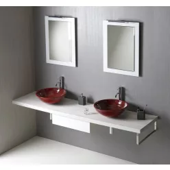   Fürdőszobabútor mosdópult, Sapho AVICE 220x50 öreg tölgy AV225