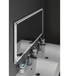 Fürdőszoba tükör, Sapho GEMINI 110x65 GM110