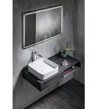 Fürdőszoba tükör, Sapho GEMINI 120x60 GM120