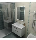 Fürdőszoba tükör, Sapho FLOAT 50x70 22571