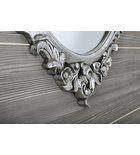 Fürdőszoba tükör, Sapho DESNA ovális fa ezüst 80x100 IN344