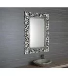 Fürdőszoba tükör, Sapho SCULE fa ezüst 70x100 IN156