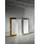 Fürdőszoba tükör, Sapho SCULE fa ezüst 80x120 IN308