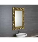 Fürdőszoba tükör, Sapho SCULE fa arany 80x120 IN316