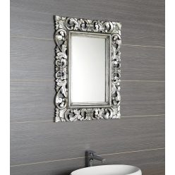 Fürdőszoba tükör, Sapho SAMBLUNG fa ezüst 40x70 IN109