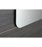 Fürdőszoba tükör, Sapho ISHAPE lekerekített 100x50 AG510