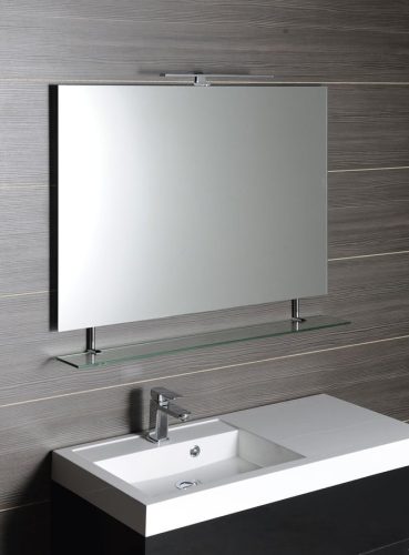 Fürdőszoba tükör, Sapho WEGA polccal 100x80 60092