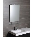 Fürdőszoba tükör, Sapho WEGA polccal 70x80 60092-7