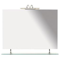 Fürdőszoba tükör, Sapho WEGA polccal 90x80 60092-9