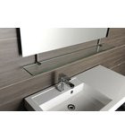 Fürdőszoba tükör, Sapho WEGA polccal 90x80 60092-9