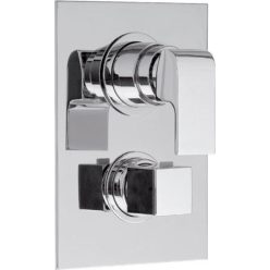   Falba süllyesztett csaptelep, Sapho DIMY zuhany termosztátos 3 irányú króm DM393