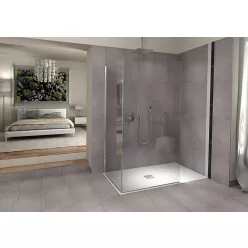 Zuhanytálca, Sapho Polysan FLEXIA 120x90 fehér 72895