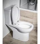 WC, Sapho KAIRO hátsó kifolyás 36x67 kombi bidézuhannyal PC106
