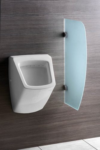 Vizelde térelválasztó, Sapho matt üveg piszoárhoz 2502-05