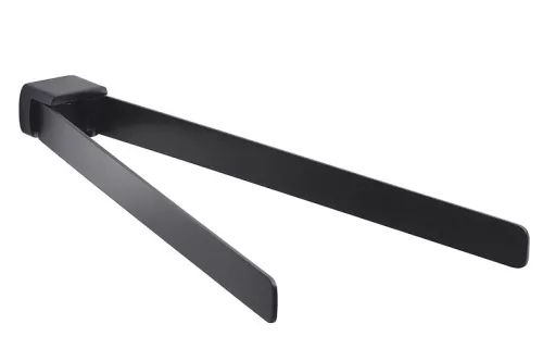 Törölközőtartó, Sapho ZEN BLACK dupla mozgatható fekete PI2314