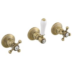  Falba süllyesztett csaptelep, Sapho ANTEA zuhany 2 irányú bronz SET305-106