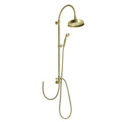 Zuhanyszett, Sapho KIRKÉ fej és kézizuhany bronz SET066