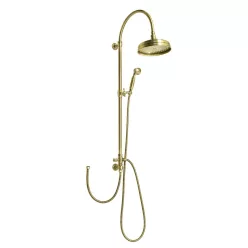 Zuhanyszett, Sapho KIRKÉ fej és kézizuhany bronz SET066