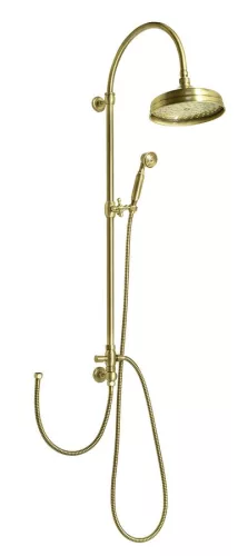 Zuhanyszett, Sapho KIRKÉ fej és kézizuhany bronz SET066