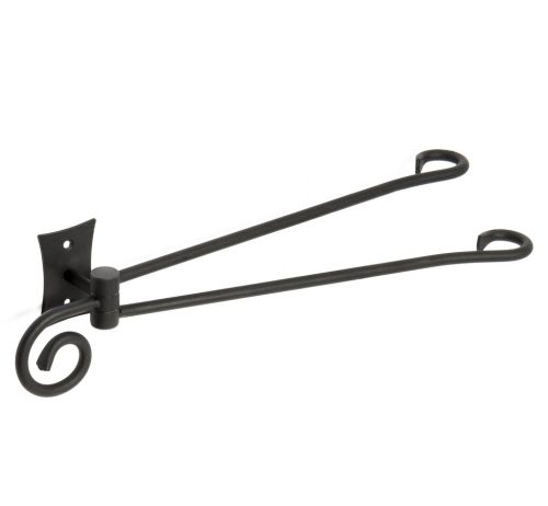 Törölközőtartó, Sapho REBECCA mozgatható 300 fekete CC021