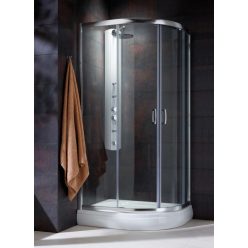   Zuhanykabin, Radaway Premium Plus E 1900 100x80 grafit üveggel