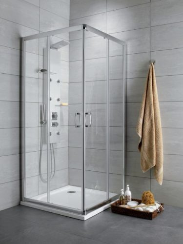Zuhanykabin, Radaway Premium Plus C 100x100 grafit üveggel