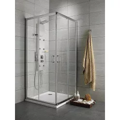   Zuhanykabin, Radaway Premium Plus D 80x90 átlátszó üveggel