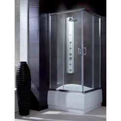   Zuhanykabin, Radaway Premium Plus C 1700 80x80 barna üveggel