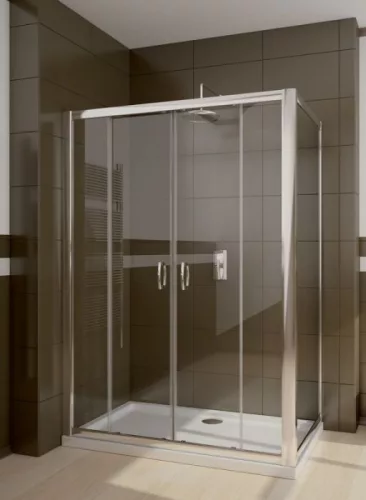 Zuhanykabin, Radaway Premium Plus DWD+S 140x80 átlátszó üveggel