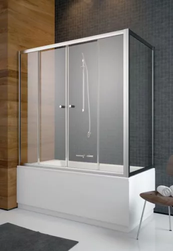 Kádparaván, Radaway Vesta DWD+S 160x65 átlátszó üveggel
