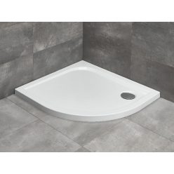   Zuhanytálca, Radaway Delos E 90x80 jobbos akril zuhanytálca