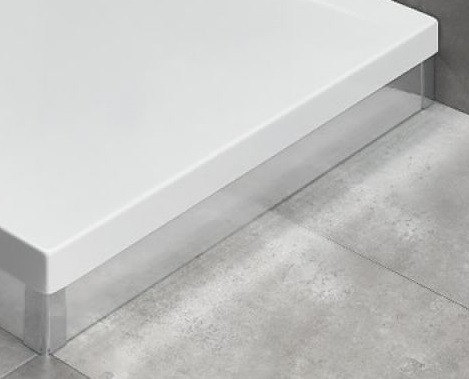 Zuhanytálca előlap, Radaway Argos C 80 króm