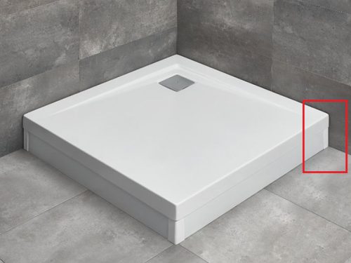 Végzáró elem, Radaway Argos zuhanytálcához jobbos fehér