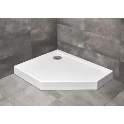   Zuhanytálca, Radaway Doros PT E 100x80 balos akril zuhanytálca előlappal