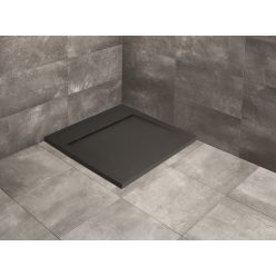   Zuhanytálca, Radaway Teos C 90x90 antracit műmárvány zuhanytálca
