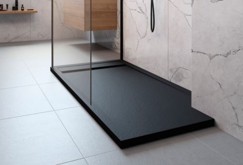 Zuhanytálca, Radaway Teos F 110x90 antracit műmárvány zuhanytálca
