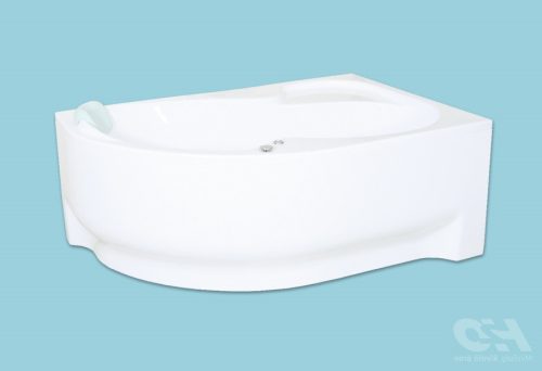 Kád, H2O Fortuna 160x100 aszimmetrikus jobbos