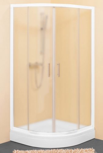 Zuhanykabin, Kolpa San SQ Line TKP 90x120 Silver/Átlátszó